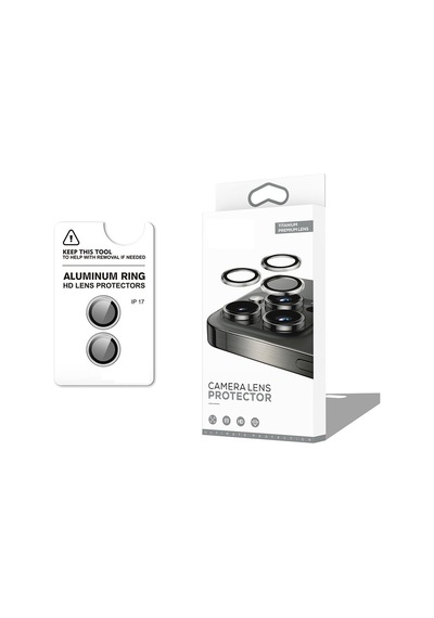 Apple Uyumlu   iPhone 17 Cl-12 Premium Safir Parmak İzi Bırakmayan Anti-reflective Kamera Lens Koruyucu