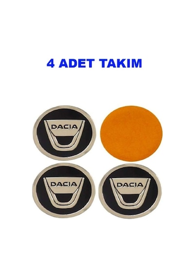 Jant Göbek Arması 4 Adet Takım Yapışma Q60 Dacıa