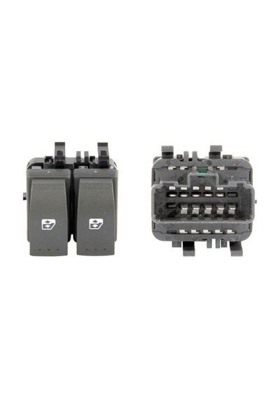 Renault Megane 2 - Sol Ön Cam Açma Düğmesi - Butonu - 8200315034 - Ema