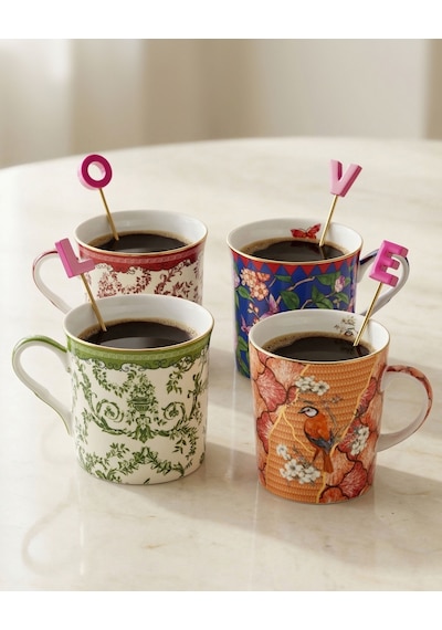 Chiara Alessi Mavi Porselen Kupa 300 Ml