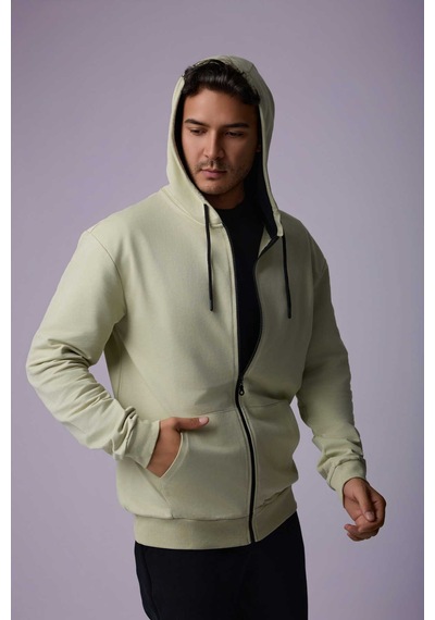 Defys Defy S Erkek Oversize Kapüşonlu Fermuarlı Cepli Sweatshirt Açık Yeşil - 527577758 Açık Yeşil Defys Defy S Erkek Oversize Kapüşonlu Fermuarlı Cepli Sweatshirt Açık Yeşil - 527577758 Açık Yeşil
