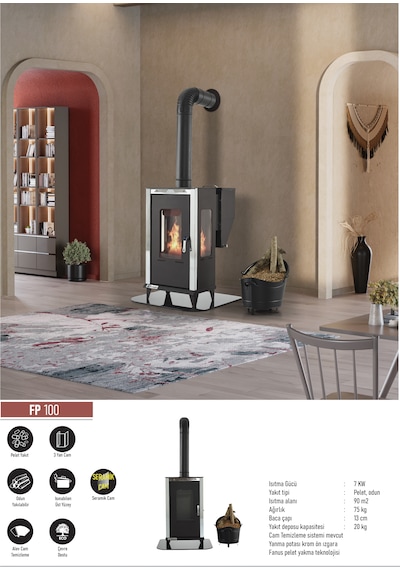 Fanus Hybrid Odun Ve Pelet Sobası Hediyeli Ürün