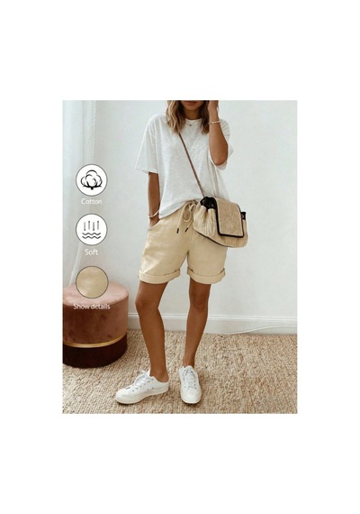 Cool Tarz Kadın 2li Set Bej Beyaz Beli Lastikli Cepli Rahat Kesim Yazlık Şort Bej - Beyaz Bej - Beyaz Cool Tarz Kadın 2li Set Bej Beyaz Beli Lastikli Cepli Rahat Kesim Yazlık Şort Bej - Beyaz Bej - Beyaz