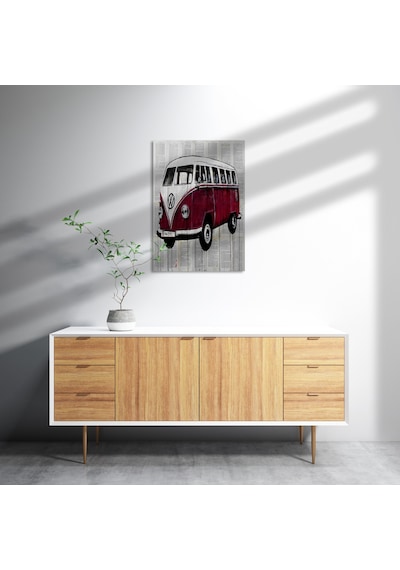 Cakasepetim Volkswagen Minibüs Ahşap Mdf Tablo