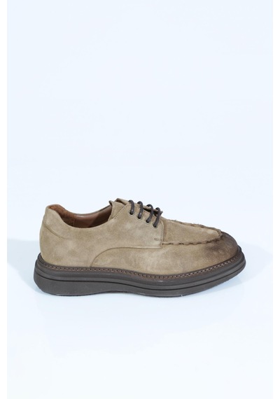 Dgn 969 Erkek Loafer Ayakkabi Koyu Taba Süet