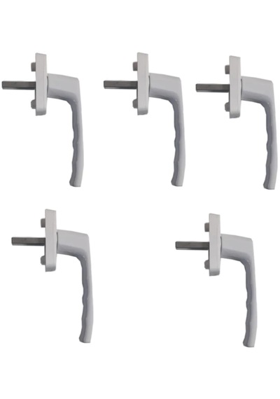 5 Adet Beyaz PİMAPEN® Marka Pencere Kolu (Aluminyum)
