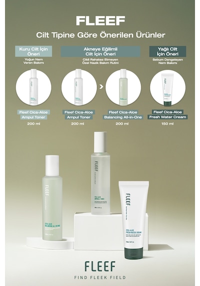Hassas Ciltlere Nem Ve Ph Dengesi Sunan Losyon Dashu Fleef Cica-aloe Balancing All İn One