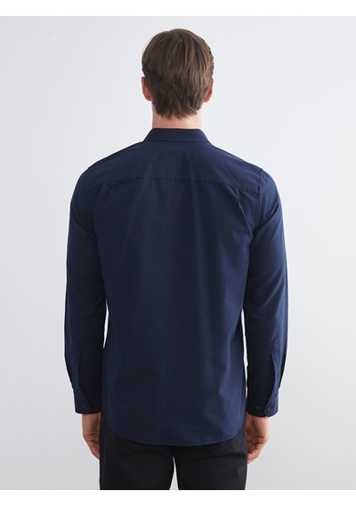 Lcwaıkıkı Classic Lacivert Regular Fit Uzun Kollu Oxford Erkek Gömlek
