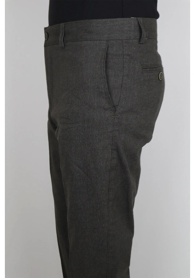 Toricelli Dmctekstil Erkek Rahat Kalıp Yandan Cep Boru Paça Kışlık Keten Pantolon Antrasit