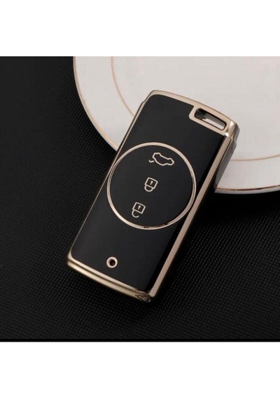 Chery Tiggo 7 Arrizo 5 Anahtar Kılıfı Siyah-gold Lütfen 2.resime