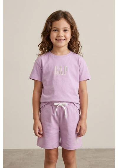 Noble Kids Kız Çocuk Logo Nakışlı Tişört Ve Şort Takım Lila Noble Kids Kız Çocuk Logo Nakışlı Tişört Ve Şort Takım Lila