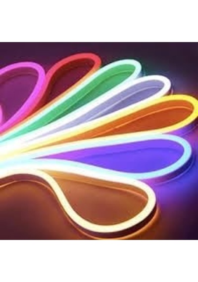 12 V Neon Led 1 Metre Kumanda Modülü Ve Trafo Hariç Pembe, 3 Metre