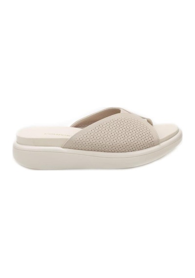 Papuçcity Comfortly 03527 Kadın Ortopedik Günlük Terlik Krem