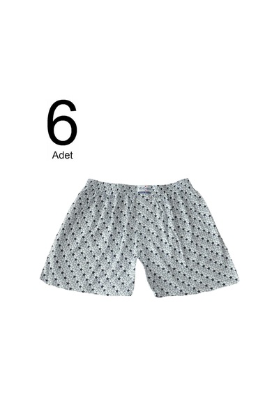 Orbis 6'lı Erkek Yıldız Desenli Emprime Boxer 14101-A6