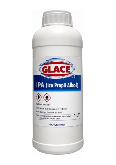 Ipa İzo Propil Alkol 1 Lt Endüstriyel Temizlik Ürünü