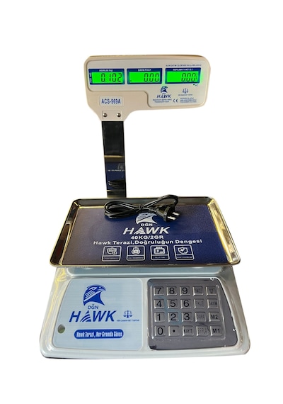 40kg / 2gr Hesaplamalı Ve Sayım Özellikli Boynuzlu Dijital Elektronik Terazi