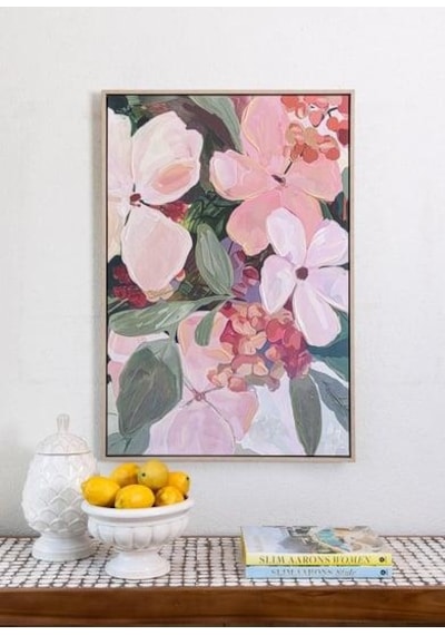 The Mia Floral Kanvas Tablo 60x90 Cm Tbl0069