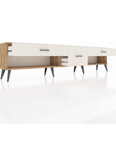 Arges Tv Ünitesi 3 Çekmeceli 220x30x51 Çam-aytaşı Aytası/aytası - Atlas Çam Arges Tv Ünitesi 3 Çekmeceli 220x30x51 Çam-aytaşı Aytası/aytası - Atlas Çam