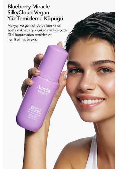The Double Cleanse - Blueberry X Blueberry Set - İkili Nemlendirici Vegan Yüz Temizleme Köpüğü Seti