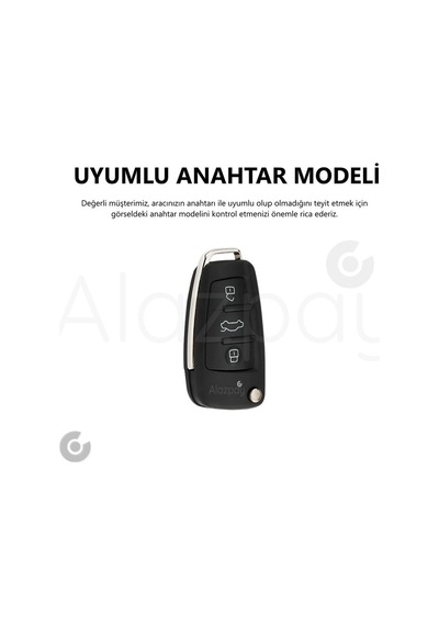 Audi A1 A3 A4 A5 A6 A7 & Q3 Q5 Q7 Q8 & Tt S3 S4 S6 Rs Elmas Desenli Tpu Anahtar Kılıfı Beyaz