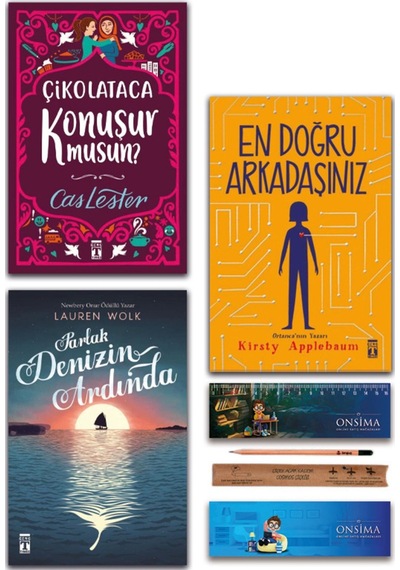 Genç Timaş Çikolataca Konuşurmusun - Parlak Denizin Ardında - En Doğru Arkadaşınız Set 3 Kitap