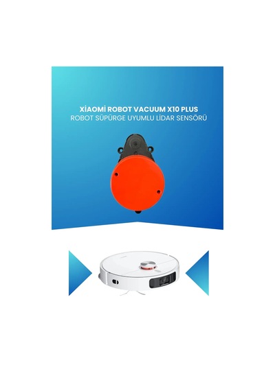 Xiaomi Robot Vacuum X10 Plus Robot Süpürge Uyumlu Lidar Sensörü