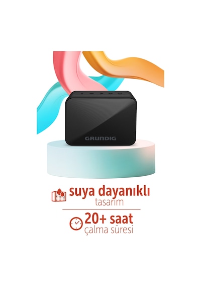 Grundig Uyumlu Solo Bluetooth Hoparlör Siyah