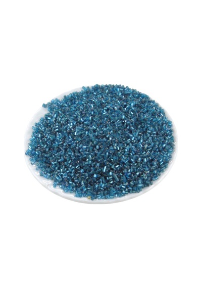 Kesme Boncuk Kristal Mavi 2x1,5 Mm 80 Gr