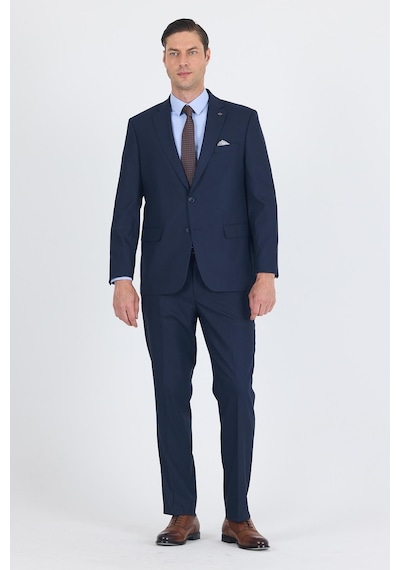 İmza Lacivert Mono Yaka Bez Ayağı Tam Astar Pamuklu 4 Drop Comfort Fit Classic Takım Elbise 1001250178 Lacivert İmza Lacivert Mono Yaka Bez Ayağı Tam Astar Pamuklu 4 Drop Comfort Fit Classic Takım Elbise 1001250178 Lacivert