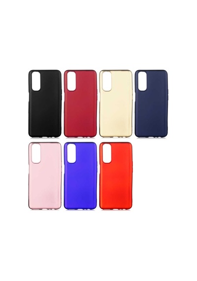 Realme 7 Kılıf Zore Premier Silikon Kapak Gold