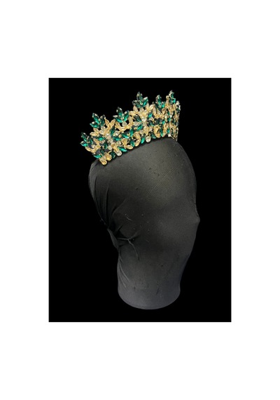 Golden Night Crown-gelin,kına,nişan,söz,after,bride,party Taç Yeşil - 889679471 Yeşil