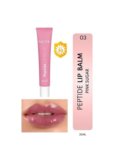 Peptide Lip Balm Spf 30 Nemlendirici Ve Parlatıcı Renkli Dudak Balmı - 03 Pink Sugar - Pembe