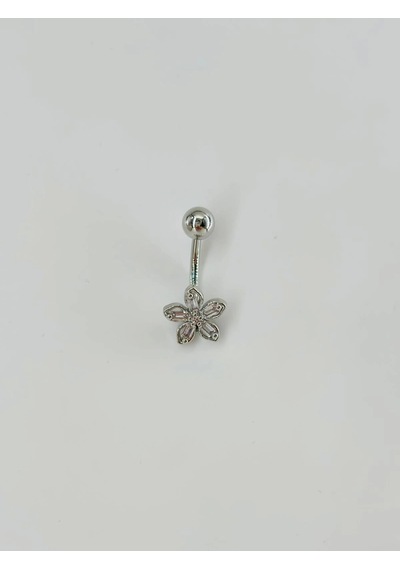 Çiçek Detaylı Göbek Piercing - Pg0085 Diğer
