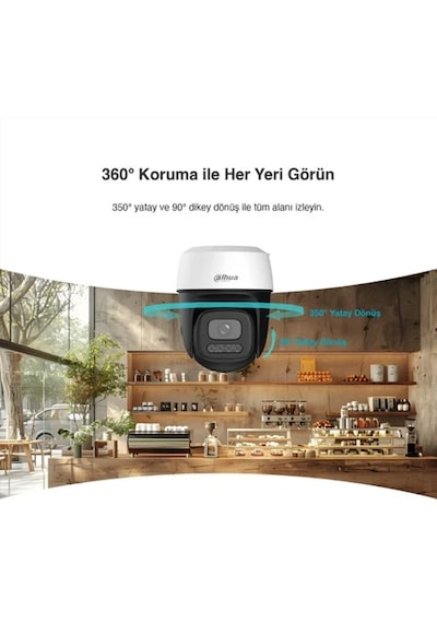 Dahua P3ı 360 Dönebilen, Gece Görüşlü, Hareket Takipli Güvenlik Kamerası