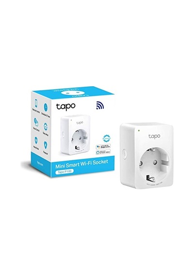 Tapo P100, Akıllı Mini Wi-fi Soketi, Alexa Ve Google Home İle Çalışır, Uzaktan Kontrol, Cihaz Paylaşımı, Hub Gerekmez, 1-pack