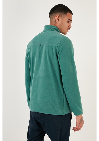 Buratti Slim Fit Anti-Pilling Tüylenme Yapmayan Bato Yaka Kışlık Şardonlu Erkek Polar 5906001 Benetton