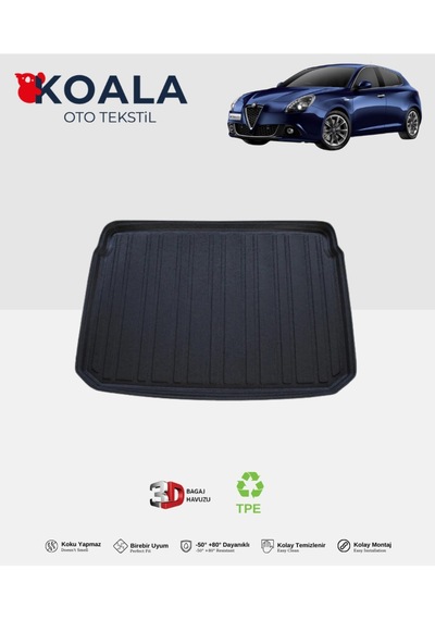 Alfa Romeo Giulietta 2010 Ve Sonrası 3d Bagaj Havuzu