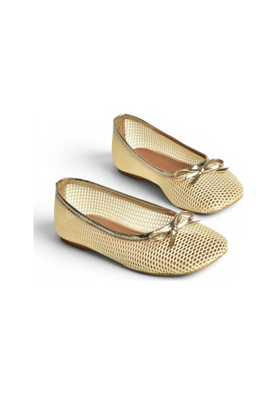 Fox Shoes Y274623315 Bej File Kadın Babet
