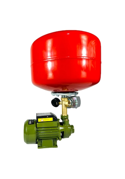 24 Litre Küre Tanklı Ev Tipi Hidrofor Seti 2 Kat 2 Daire 0,50hp
