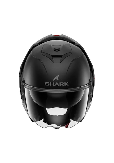 Shark Oxo Dark Shadow Mat Siyah Çene Açılır Kask Siyah