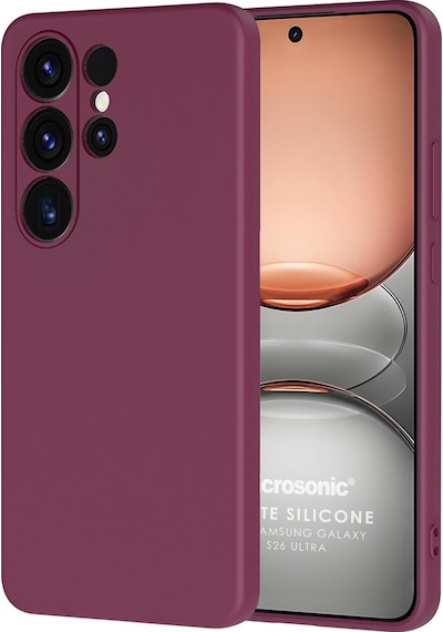 Microsonic Samsung Galaxy Uyumlu S26 Ultra Kılıf Groovy Soft Mor -