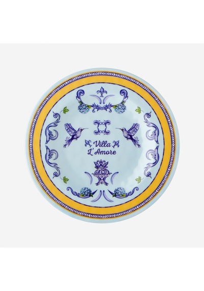 Mavi Melamin Kahvaltı Tabağı 21,5 Cm