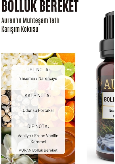 Auran Bolluk Bereket Esansiyel Uçucu Yağı 10 ML