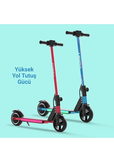 Corby Cs50 Elektrikli Çocuk Scooter Kırmızı
