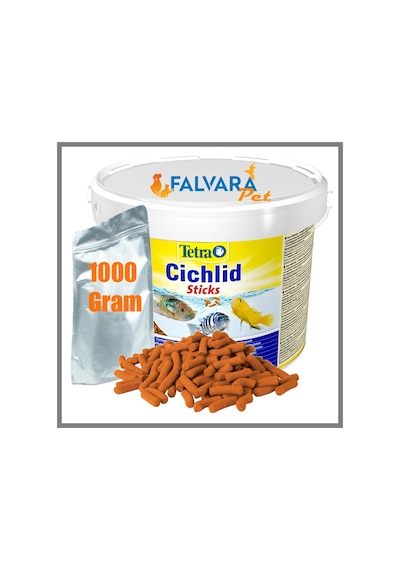 Tetra Cichlid Sticks Balık Yemi 1 KG