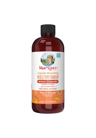 Maryruth's Liquid Morning Multivitamin + Hair Growth Peach Mango 22 Fl Oz 650 Ml Usa Menşeii Dmmedicineden