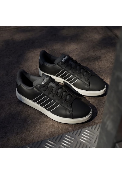 Adidas Grand Court 2.0 Erkek Spor Ayakkabı Js1739 Siyah