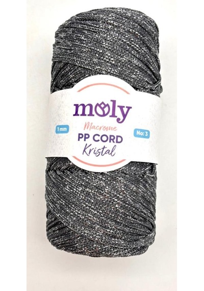 Angel Çanta Aksesuar Moly Yarn 200 Gr Simli Polyester Makrome No:41 Diğer