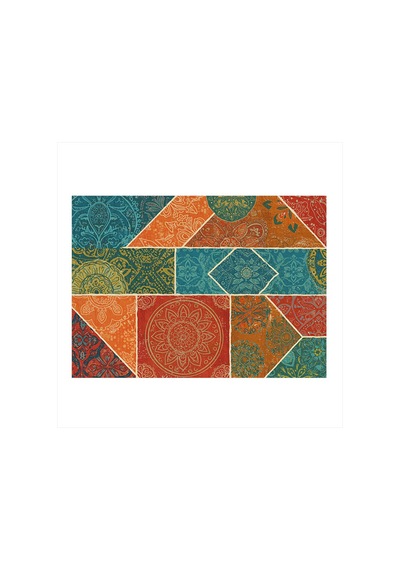 Mandala Desenli Tasarım Mdf Poster