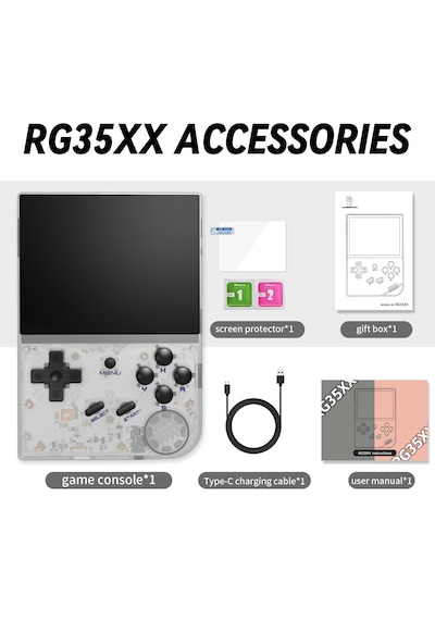 Rg35xx Retro Tv Uyumlu El Oyun Konsolu Game Boy Nintendo Playstation Arcade
